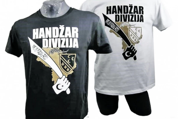 HANDŽAR DIVIZIJA PRETI SA MAJICAMA: Veličaju ratne zločine i JOŠ BI DA ZARADE