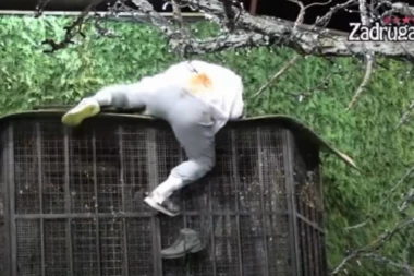 (VIDEO) ALARMANTNO U ZADRUZI: Kristijan pao sa krova!