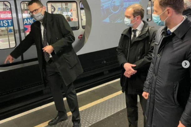 Nastavak posete u Francuskoj: Siniša Mali obišao metro u Lionu:
