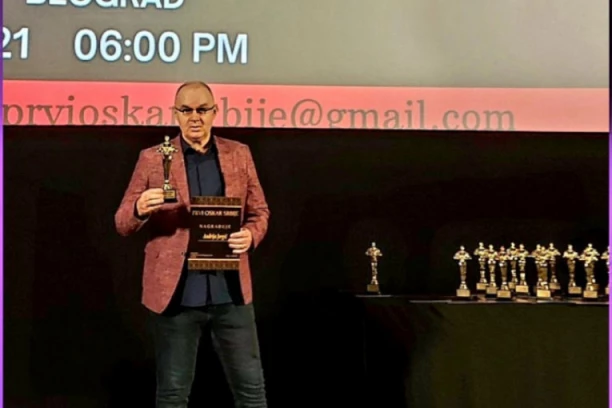 Direktor "Borbe" Andrija Jorgić dobitnik prestižne nagrade "Prvi Oskar Srbije"!
