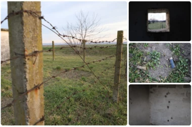 (FOTO) REPUBLIKA U "ERDUTU" VELJE NEVOLJE: Rupe od metaka, bodljikava žica, čaure! Pogledajte strelište Belivukove bande