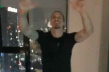 (HIT VIDEO) ZVEZDO, OPREZ: Ibra pred DOLAZAK u Beograd potpuno ODLEPIO uz stihove čuvene SRPSKE PESME!