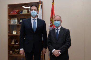 NASTAVLJA SE BOGATA SARADNJA: Ministar Udovičić ugostio novog šefa OEBS-a u Srbiji