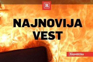 POŽAR NA TOŠINOM BUNARU: Više ljudi povređeno, žena u opekotinama