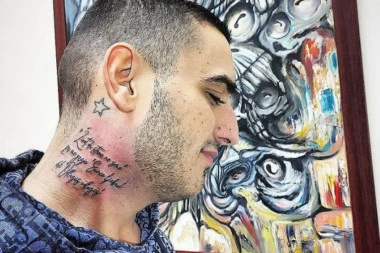 Lazić pokazao novu tetovažu, pa naišao na osudu: "Darko, uništio si se, pravi si drogaš"!