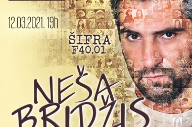 STAND UP SHOW NEŠE BRIDŽISA: "Šifra F40.01" u Velikoj sali Kombank dvorane 12. marta