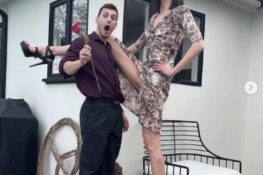 (FOTO) VEROVALI ILI NE, NAJTRAŽENIJA MANEKENKA VISOKA JE 205 CENTIMETARA! Samo noge Ekaterini su dugačke 130 centimetara