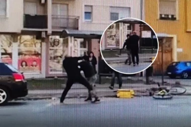 (VIDEO) BRUTALNA TUČA U NOVOM SADU USRED BELA DANA: Rasprava u saobraćaju završila fizičkim obračunom!