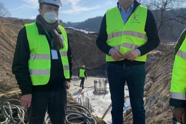 Direktor Antić obišao radove na Moravskom koridoru: Na deonici Pojate-Kruševac se radi punom parom
