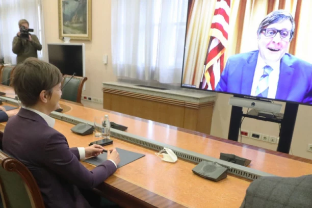 (FOTO) Brnabić sa Palmerom o dijalogu i bilateralnim odnosima dve države