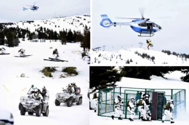 (FOTO, VIDEO) UZBUNA, KOPAONIK POD UDAROM TERORISTA: Hitna reakcija SAJ i Žandarmerije!