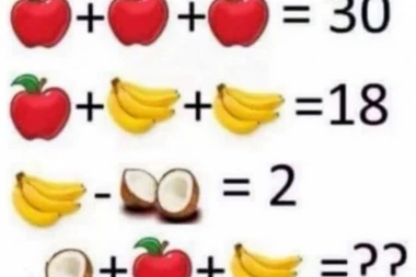 MOŽETE LI DA REŠITE ZADATAK ZA ĐAKA PETAKA? Odrasli lupaju glavu i prepiru se oko tačnog rezultata