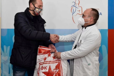 CRVENO-BELI POSLALI VELIKU POMOĆ DEČJOJ BOLNICI: Zvezda obezbedila posteljinu za Tiršovu!