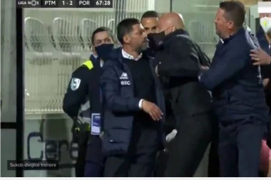(VIDEO) KAKVI LUDACI: Drama u Portugalu, treneri isključeni nakon pokušaja fizičkog obračuna!