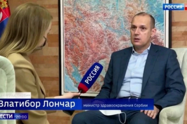 ZLATIBOR LONČAR ZA RUSKE VESTI TV: Srbija se sama borila za vakcine, nismo čekali na milostinju!