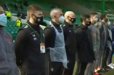 (VIDEO) KO JE VIŠE OVDE LUD?! Borba protiv rasizma IZGUBLJENA U PREVODU, dok svi kleče za ravnopravnost, Rendžers i Seltik - STOJE!