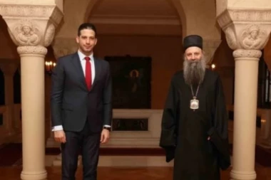 UDOVIČIĆ SE SASTAO SA PATRIJARHOM PORFIRIJEM: Crkva i država imaju isti cilj - zdravu omladinu i naciju!