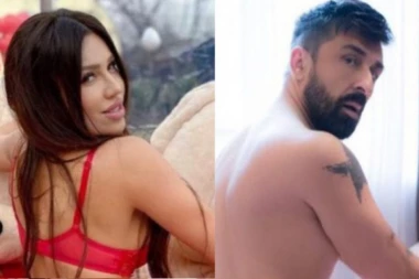 (FOTO) OGNJEN AMIDŽIĆ POZIRAO U ROZE GAĆICAMA KAO STANIJA: Voditelj pokazao telo!