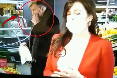 (VIDEO) GOSPODIN JE ZAPALIO MREŽE! Slučajno upao u kadar, a onda je uradio OVO i izazvao LAVINU komentara!