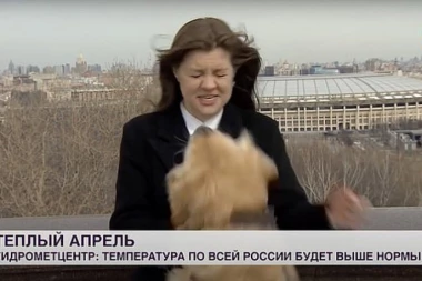 (VIDEO) REPORTERKU USRED PROGRAMA NAPAO PAS! Njen postupak šokirao je sve, a tek urnebesna reakcija voditeljke u studiju