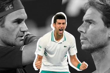 NOLE IH POTUKAO DO NOGU: Đoković im OTEO sve, Nadalu i Federeru ostale samo mrvice!