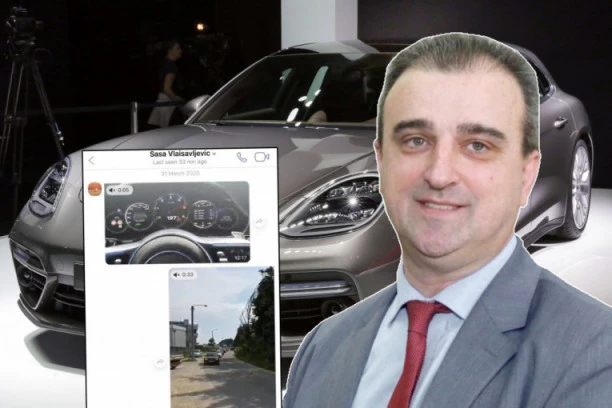 (VIDEO) VLAISAVLJEVIĆU, OVO JE ZA ZATVOR: Siva eminencija Beogradskog aerodroma divlja auto-putem I JOŠ SE TIME HVALI!