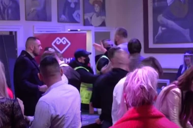 (VIDEO) PODIVLJAO ZBOG LJUBOMORE: Janjuš se ZALETEO na Aleksandru zbog Čorbe - OBEZBEĐENJE SPREČILO HAOS!