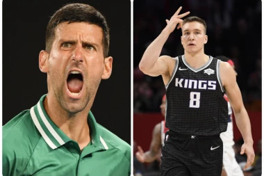 (FOTO) SUSRET NOVAKA ĐOKOVIĆA I BOGDANA BOGDANOVIĆA: Košarkaš ODUŠEVIO najboljeg na svetu JEDNIM DETALJEM