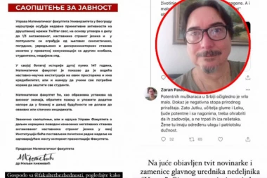 POTENTNE LJUDE SA NAGONIMA TREBA PODRŽATI, A NE TRPATI IH U ZATVORE: Profesor Matematičkog fakulteta napisao SKANDALOZAN tvit, PA NAŠAO JEFTINO OPRAVDANJE