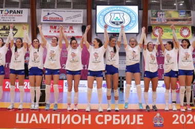 ISTORIJSKA TITULA: Odbojkašice Uba ŠAMPIONKE SRBIJE!