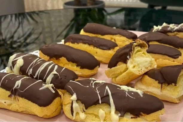 NAJBOLJI EKLERI! Recept za  francuski kolač koji svi obožavaju