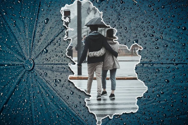 TOPLE JAKNE I KIŠOBRANI OBAVEZNI! U Srbiji kiša i jak vetar, u OVIM krajevima će se padavine i lediti na tlu!