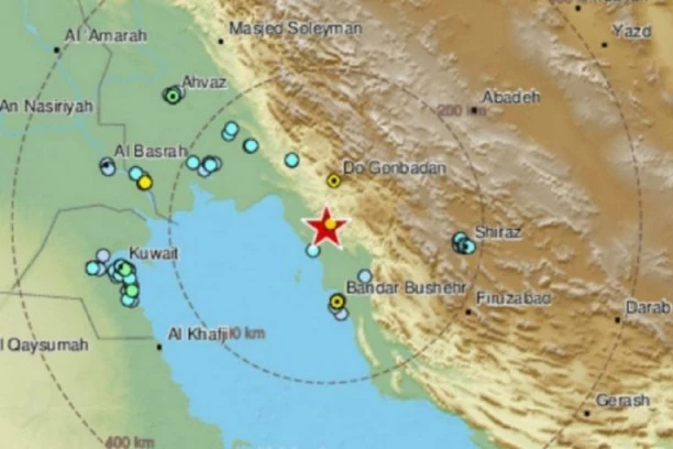 ZEMLJOTRES U BLIZINI IRANSKE NUKLEARKE: Telefonske veze u prekidu, na terenu SPASILAČKI TIMOVI, strahuje se od HAVARIJE