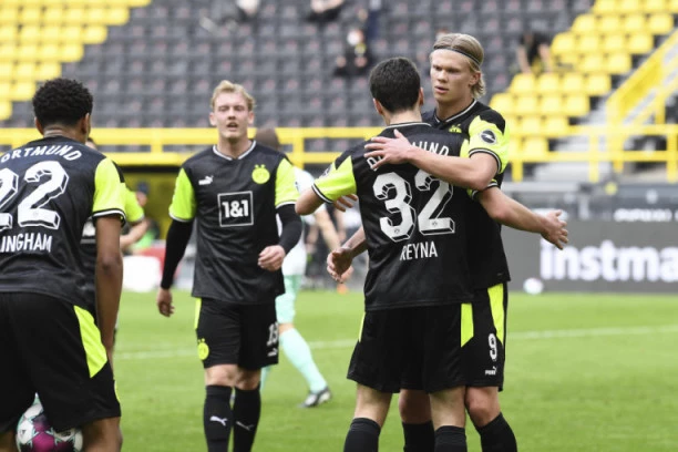 DORTMUND NE ODUSTAJE OD LIGE ŠAMPIONA: Haland i drugari RAZMONTIRALI Verder!