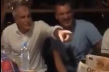 (VIDEO) LOVA LETI NA SVE STRANE: Žoc u LUDOM PROVODU sa Jasikevičijusom, grmi pesma "Sve za ljubav, sve za Partizan"!