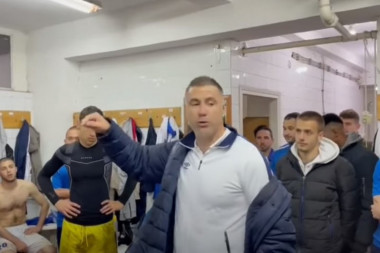 (VIDEO) POPIJTE SEDAM PIVA: Trener srpskog prvoligaša održao najbolji motivacioni govor