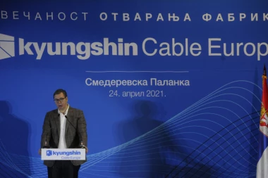 VUČIĆ NA OTVARANJU KOREJSKE FABRIKE: Mi ćemo se boriti za vaš dugoročni ostanak u našoj zemlji I želimo vam veliki profit