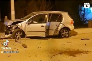 TRKA SMRTI! Zakucao se u banderu: Svake noći divljačka vožnja ulicama Sjenice (VIDEO)