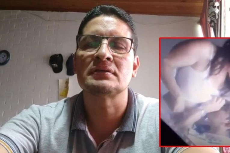 (VIDEO) PROFESOR FIZIKE NOSEM ZARONIO U GRUDI, A ZABORAVIO DA ISKLJUČI KAMERU POSLE ČASA! Urnebesni snimak zapalio internet, učenici gledali profu u zanosu
