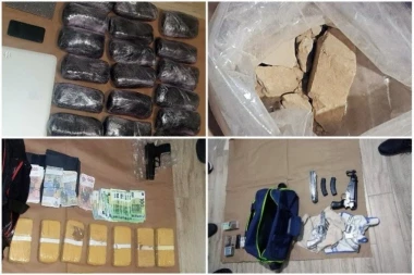 (VIDEO) HAPŠENJE NA VOŽDOVCU! Policija upala u lokal, kriminalci pali sa PET KILA HEROINA!