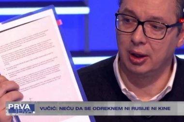 NEĆU DA POTPIŠEM PRIZNANJE KOSOVA! Vučić o dokumentu koji mu je ponuđen u Americi