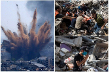 DIVLJI UDAR HAMASA NA IZRAEL: Ispaljeno oko 200 raketa, "Gvozdena kupola" sprečila apsolutnu katastrofu!