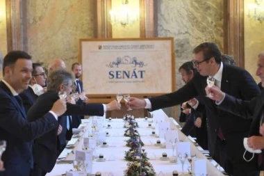 (FOTO) Predsednik Senata Češke organizovao svečanu večeru za Aleksandra Vučića