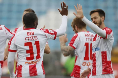 ZVEZDA PETARDOM PROSLAVILA TITULU: Crveno-beli SRUŠILI i Partizanov REKORD, ali POVREDA lidera ZABRINULA Delije pred kup!