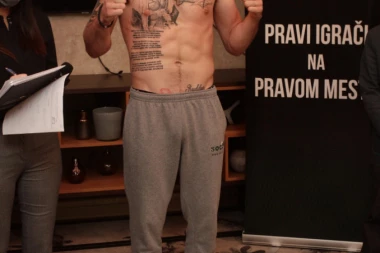 GLADAN BOKSA I POBEDA: Ražnatović kao ZAPETA PUŠKA pred sutrašnji meč!