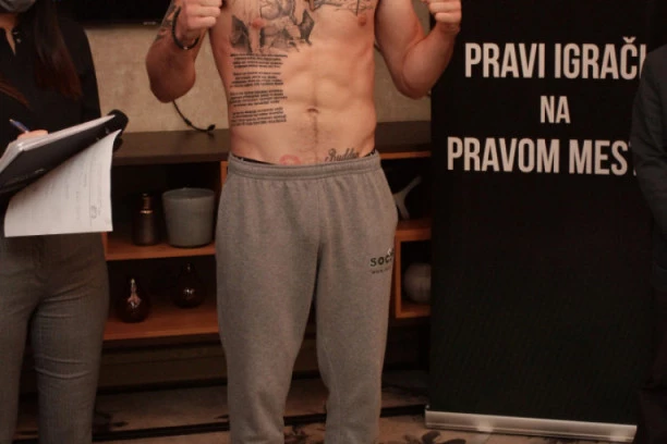 GLADAN BOKSA I POBEDA: Ražnatović kao ZAPETA PUŠKA pred sutrašnji meč!