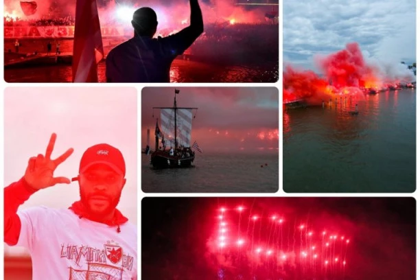 (FOTO) CRVENEO SE BEOGRAD: Pogledajte najzanimljivije momente ZVEZDINOG "BALA NA VODI"