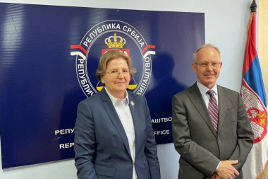 (FOTO) Republički javni tužilac sa ambasadorom OEBS za evropsku bezbednost: Dolovac i Bratu razgovarali o saradnji