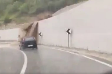 (VIDEO) ALA GA JE BABIĆ 'OPRAVIO: Nestvaran snimak sa Koridora 10 širi se društvenim mrežama!