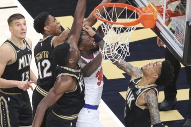 (VIDEO) ŠUTERSKA RAPSODIJA BOGDANA BOGDANOVIĆA: Atlanta DEKLASIRALA Nikse za korak do polufinala!